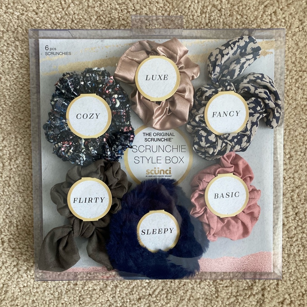 The Original Scrunchie Style Box 6 Piece Set